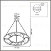Подвесная люстра Lumion Moderni Torina 8340/8 8340/8 - 2