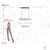 Подвесная люстра Loft IT Alicante 10248/1200 10248/1200 - 11