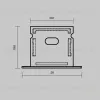 Комплект заглушек для профиля 27×20 2шт Maytoni Led Strip ALM-2720-EC 642070 642070 - 6
