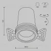 Встраиваемый спот Maytoni Technical Focus Led DL125-L12-4K-TRS-B DL125-L12-4K-TRS-B - 9