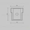 Комплект заглушек для профиля 26×26 2шт Maytoni Led Strip ALM-2626-EC 642060 642060 - 8