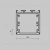 Рассеиватель для профиля 35×35 Maytoni Led Strip ALM-35-B-DF-3M 642041 642041 - 2