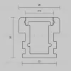 Алюминиевый профиль встраиваемый в пол 26x26 Maytoni Led Strip ALM-2626-S-2M 636016 636016 - 5