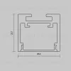 Алюминиевый профиль накладной-подвесной 25x22 Maytoni Led Strip ALM-2522-S-2M 633012 633012 - 5