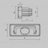Комплект заглушек для профиля 22×06 10шт Maytoni Led Strip ALM-004-B-EC 642012 642012 - 2