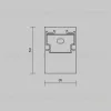 Комплект заглушек  2шт Maytoni Led Strip ALM-3551-B-EC 642063 642063 - 6