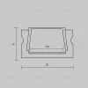 Алюминиевый профиль накладной 15x6 Maytoni Led Strip ALM-001-W-2M 631004 631004 - 5