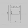 Алюминиевый профиль накладной-подвесной 35x51 Maytoni Led Strip ALM-3551-B-2M 633011 633011 - 5