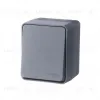 Выключатель 1-клавишный 10 АХ Systeme Electric AtlasDesign Profi54 Наруж Антрацит ATN544011 ATN544011 - 1