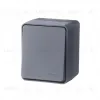 Переключатель 1-клавишный 10 АХ Systeme Electric AtlasDesign Profi54 Наруж Антрацит ATN544061 ATN544061 - 1