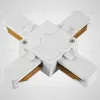Трековый однофазный X-образный соединитель AM Group AM178 WH AM178 WH - 1