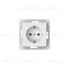 Розетка с заземлением, 16А, мех., быстрозажим. клем. Systeme Electric AtlasDesign Белый ATN000143S ATN000143S - 2