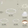 Комплект подвесного светильника Ambrella Light Techno Ring XR92082020 (A9208x3, C9241, C9236, C9231, N8126, N8140) XR92082020 - 2