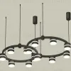 Комплект подвесного светильника Ambrella Light Techno Ring XR92091001 (A9209x2, C9238, C9232, N8445) XR92091001 - 1