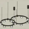 Комплект подвесного светильника Ambrella Light Techno Ring XR92091003 (A9209x2, C9238, C9232, N8415) XR92091003 - 1