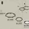 Комплект подвесного светильника Ambrella Light Techno Ring XR92091003 (A9209x2, C9238, C9232, N8415) XR92091003 - 2