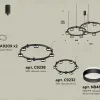 Комплект подвесного светильника Ambrella Light Techno Ring XR92091005 (A9209x2, C9238, C9232, N8462) XR92091005 - 2