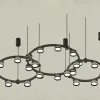 Комплект подвесного светильника Ambrella Light Techno Ring XR92092200 (A9209x3, C9242, C9238, C9232, N8462, N8478) XR92092200 - 1