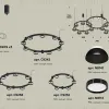 Комплект подвесного светильника Ambrella Light Techno Ring XR92092010 (A9209x3, C9242, C9238, C9232, N8141, N8113) XR92092010 - 2