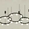 Комплект подвесного светильника Ambrella Light Techno Ring XR92092210 (A9209x3, C9242, C9238, C9232, N8402) XR92092210 - 1