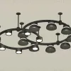 Комплект подвесного светильника Ambrella Light Techno Ring XR92221101 (A9222, A9227, C9238, C9232, N8113, N8141) XR92221101 - 1