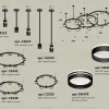 Комплект подвесного светильника Ambrella Light Techno Ring XR92222200 (A9222, A9227, C9233, C9242, C9238, C9232, N8462, N8478) XR92222200 - 2