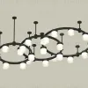 Комплект подвесного светильника Ambrella Light Techno Ring XR92222210 (A9222, A9227, C9233, C9242, C9238, C9232, N8402) XR92222210 - 1