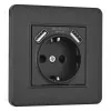 Розетка Arte Milano SET16-1-47-1 black SET16-1-47-1 black - 1