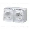 Розетка 2-ая с/з со шт., 16А 250B IP54 Systeme Electric AtlasDesign Profi54 ATN540126 ATN540126 - 2