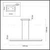 Линейный подвесной светильник Odeon Light Hightech Beveren 7007/38L 7007/38L - 2