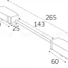 Коннектор гибкий угловой для магнитного шинопровода Italline IT09-9027 black IT09-9027 black - 4