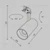 Трековый трехфазный светильник Maytoni Technical Focus Led TR197-3-40WCCT-M-B TR197-3-40WCCT-M-B - 11
