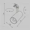Трековый трехфазный светильник Maytoni Technical Focus Led TR197-3-40WCCT-M-W TR197-3-40WCCT-M-W - 12
