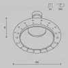 Встраиваемый светильник Maytoni Technical Share DL126-GU10-TRS-B DL126-GU10-TRS-B - 6