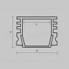 Алюминиевый профиль накладной Maytoni Led Strip ALM-005-B-2M 631005 631005 - 5