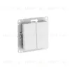Переключатель 2-клавишный, сх.6/2, 10АХ, Systeme Electric AtlasDesign Белый ATN000165S ATN000165S - 1
