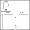 Уличный настенный светильник Odeon Light Nature Long 7142/12WL 7142/12WL - 2