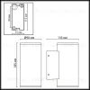 Уличный настенный светильник Odeon Light Nature Long 7142/24WL 7142/24WL - 2