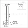 Подвесной светильник Lumion Moderni Walma 8299/1A 8299/1A - 2