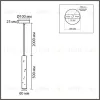 Подвесной светильник Lumion Suspentioni Shamarel 8355/1B 8355/1B - 2