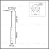 Подвесной светильник Lumion Suspentioni Shamarel 8357/1A 8357/1A - 2