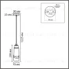 Подвесной светильник Lumion Moderni Lilo 8361/1A 8361/1A - 2