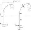Торшер Moderli Arco V11516-1F V11516-1F - 6