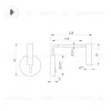 Настенный светильник Arlight SP-VERDI-LONG-WALL-3W Warm3000 (BR, 20 deg, 230V) (IP20 Металл) 058490 058490 - 2