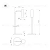 Торшер Arlight SP-VERDI-FLOOR-3W Warm3000 (BR, 20 deg, 230V) (IP20 Металл) 058488 058488 - 2