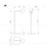 Торшер Arlight SP-OTTORI-FLOOR-6W Warm3000 (BR, 30 deg, 230V) (IP20 Металл) 058485 058485 - 2