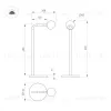 Настольная лампа Arlight SP-OTTORI-TAB-6W Warm3000 (BR, 30 deg, 230V) (IP20 Металл) 058487 058487 - 4