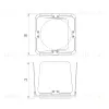 Шторки кашетирующие Arlight LGD-ARTIFACT-BARNDOOR-R65 (BK) (Металл) 057160 057160 - 2