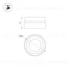 Насадка с фиксированным углом Arlight LGD-ARTIFACT-LENS-R65 (BK, 10 deg) (Металл) 057117 057117 - 2
