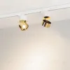Трековый трехфазный светильник Arlight SP-PLURIO-TRACK-4TR-R77-9W Day4000 (WH-BRS, 36 deg, 230V) (IP20 Металл) 038100 038100 - 2